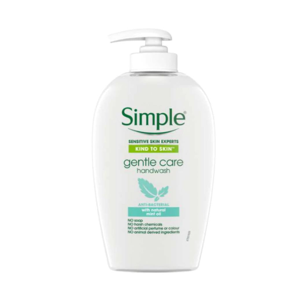 Buy Simple Gentle Care Hand Wash With Natural Mint Oil 250ml - Premium Quality Toiletries Online - Product Image Buy Simple Gentle Care Hand Wash With Natural Mint Oil 250ml - Premium Quality Toiletries Online - Product Image